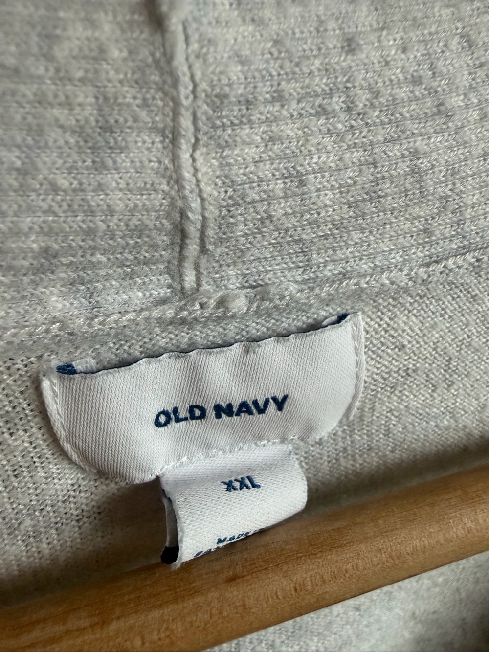 Old Navy Light Gray Open-Front Cardigan - Picture 3 of 3